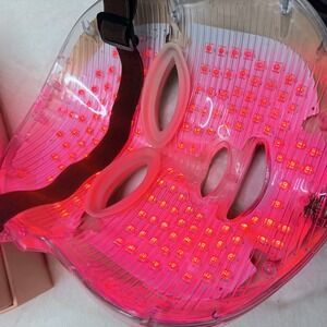 MZ Skin Light Therapy Golden Facial Treatment Device LED Mask